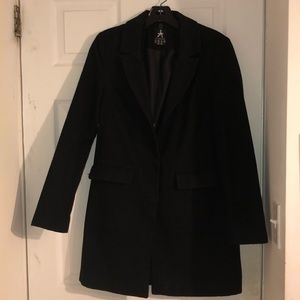 Warm black overcoat size small